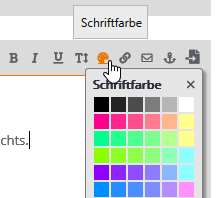 Schriftfarbe Schriftfarbe